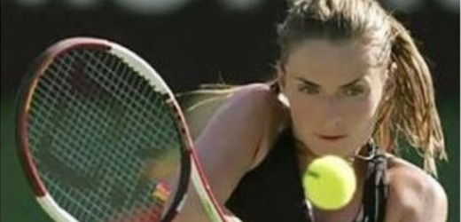 Iveta Benešová ještě během své tenisové kariéry.