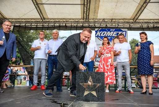 Jan Čermák se stal kmotrem nové hvězdy.