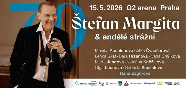 V květnu vystoupí Margita v O2 areně Praha. 