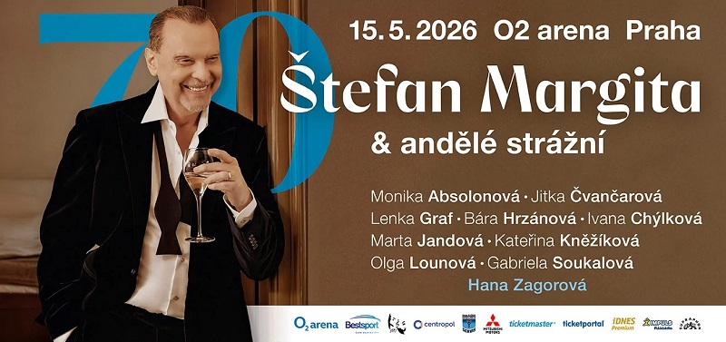 V květnu vystoupí Margita v O2 areně Praha. 