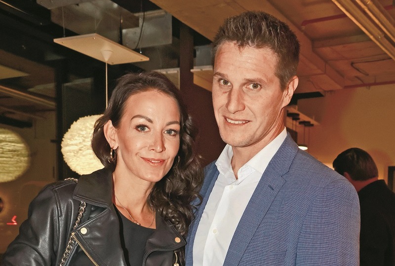 Agáta Hanychová s manželem Miroslavem Dopitou. 