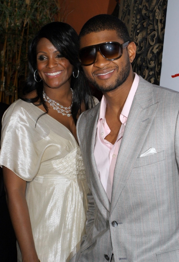 Usher s Tamekou v době, kdy jejich manželství ještě fungovalo.