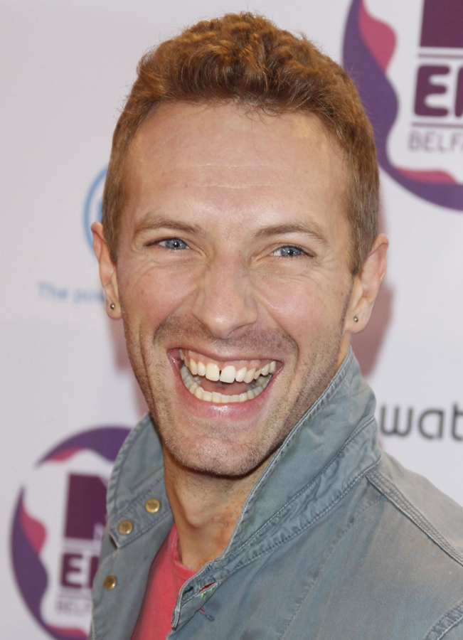 Hudebník Chris Martin je frontmanem skupiny Coldplay.