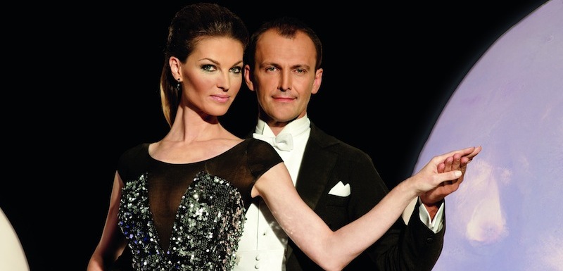 Modelka Pavlína Němcová s tanečníkem Janem Tománkem.