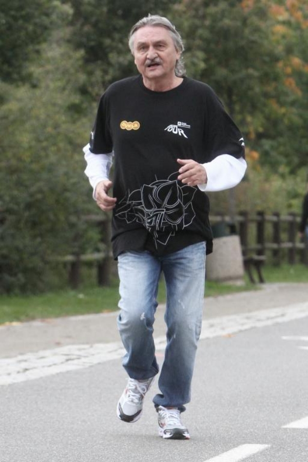 Pavel Soukup během závodu.