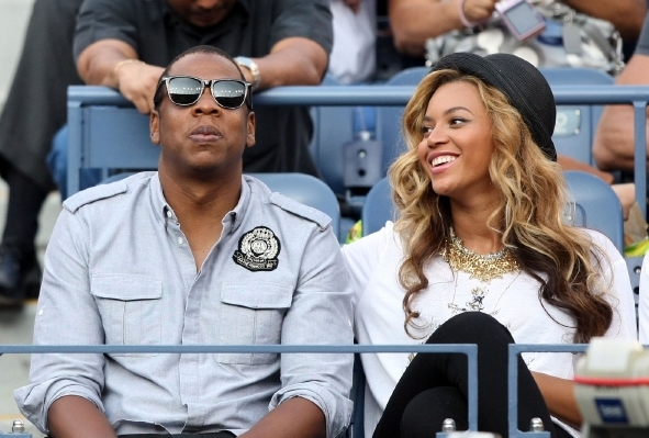 Zpěvačka Beyoncé Knowlesová a její manžel, rapper Jay-Z.