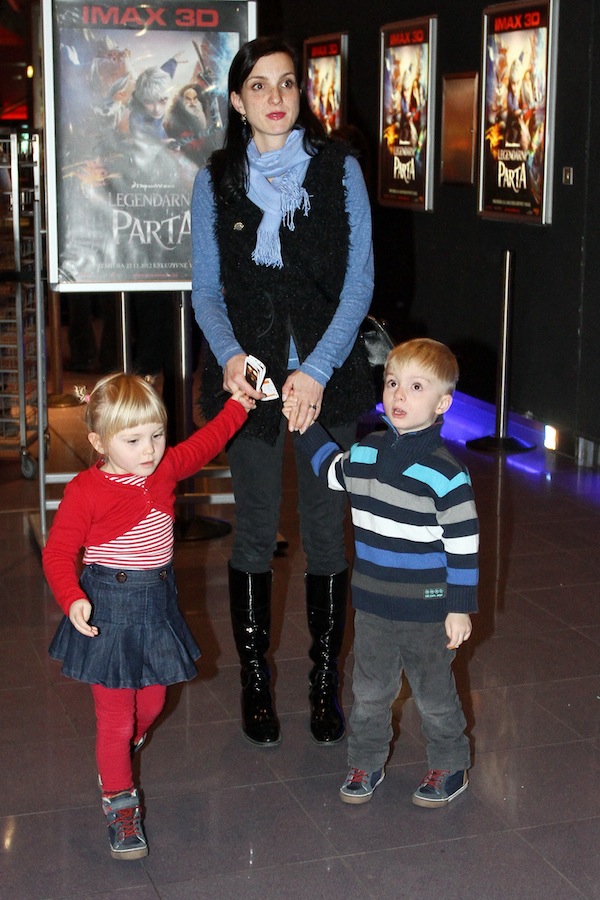 Michaela Maurerová s dětmi.