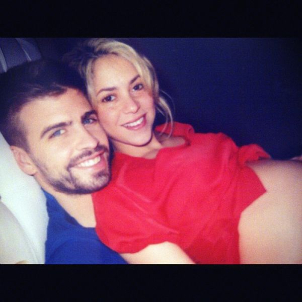 Shakira vypadala během těhotenství velmi spokojeně.