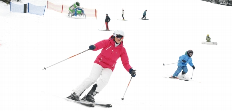 Marie Retková je zdatná lyžařka.