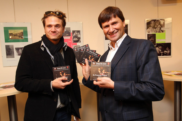 Zleva Ondřej Brozobohatý a Rudolf Hrušínský.