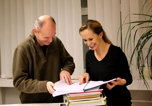 Monika a profesor Eduard Klezla.