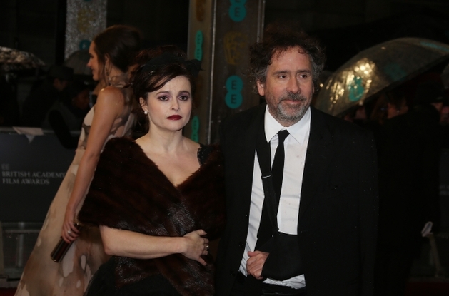 Helena Bonham Carterová s manželem Timem Burtonem.