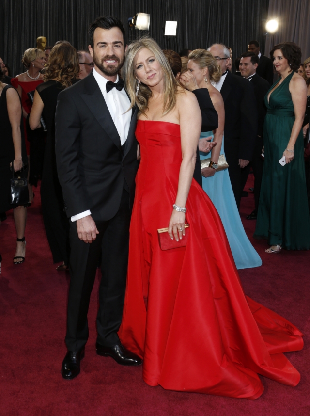 Jennifer Anistonová a Justin Theroux zářili štěstím.