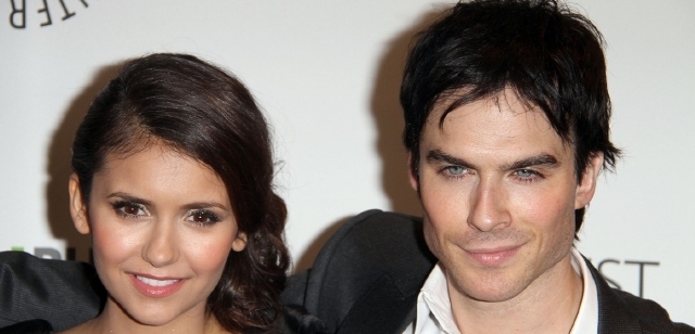 Nina a Ian spolu hrají v seriálu Vampire Diaries.