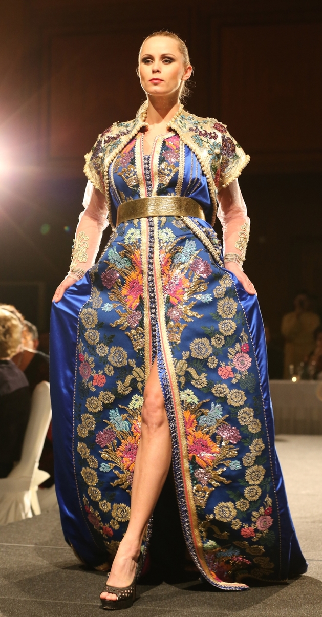 Součástí galavečera byla i netradiční módní přehlídka marockých návrhářů.