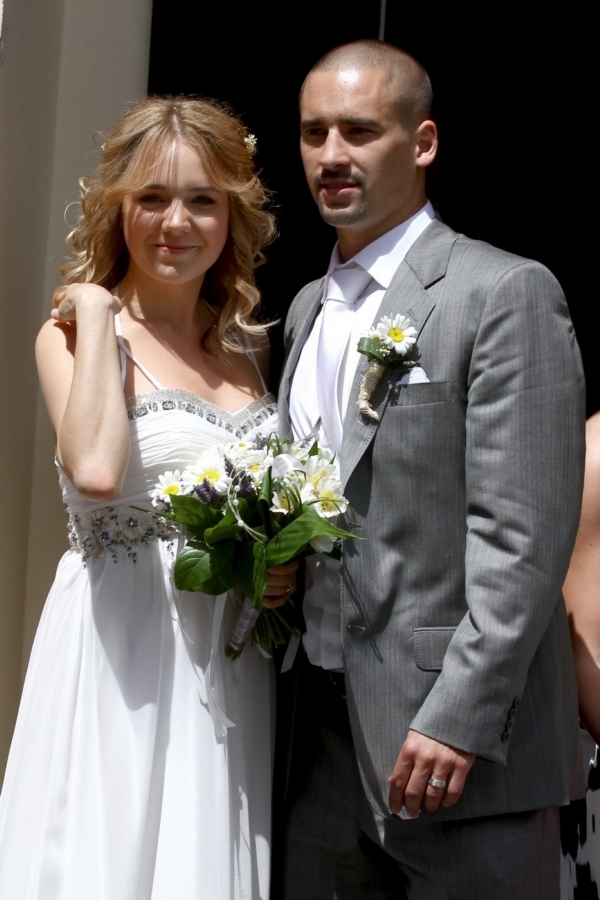 Zpěvačka se provdala za Tomáše Plekance v červnu 2011.