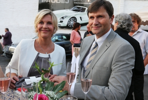 Jan Hrušínský s manželkou Miluší Šplechtovou.