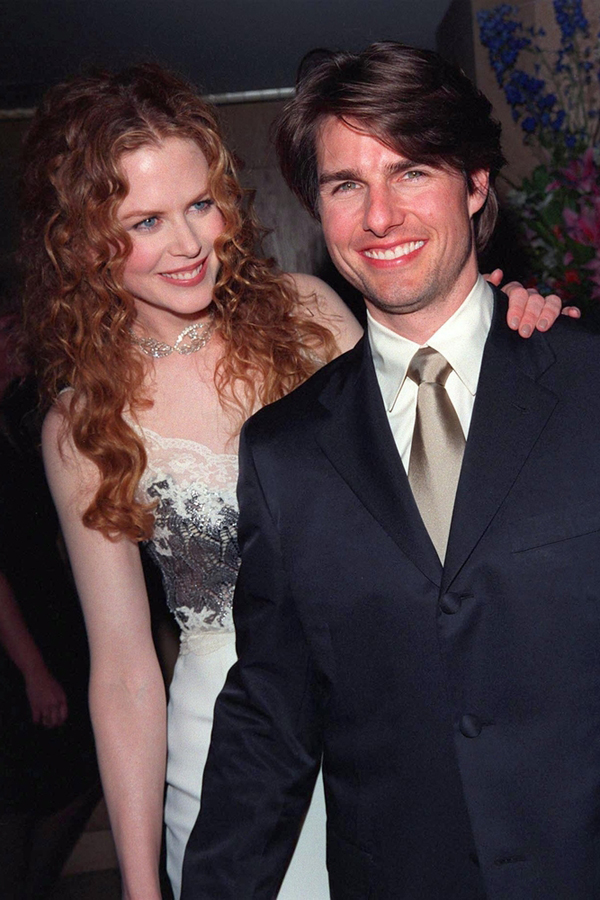 Dnes už bývalý pár Nicole Kidmanová a Tom Cruise. Manželé byli v letech 1990–2001, několikrát se spolu pokoušeli o dítě, až si nakonec dvě děti, Isabellu a Connora, adoptovali. Rozvedli se v době natáčení filmu Moulin Rouge. (Foto: shutterstock.com)