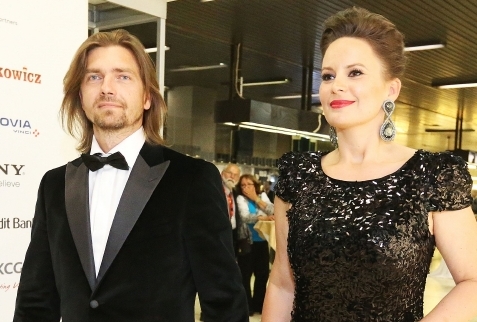 Herečka Jitka Čvančarová po boku svého manžela, tanečníka Petra Čadka.