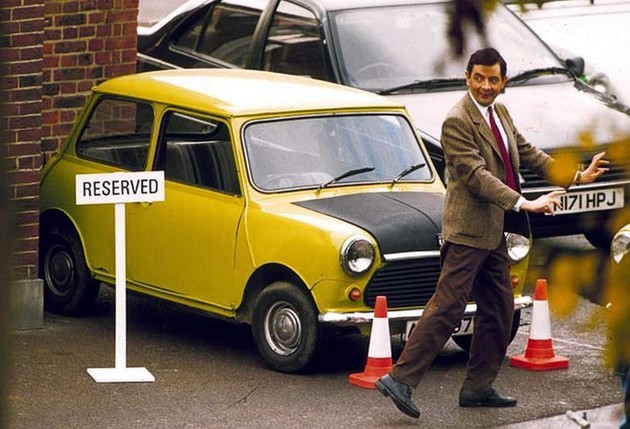 ... stejně jako Mr. Bean!!!