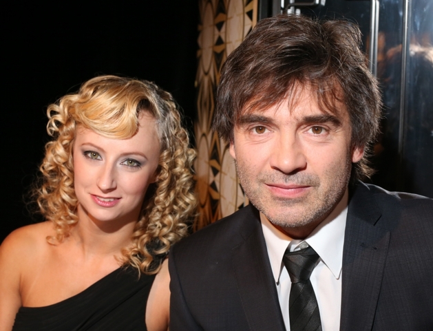 Pavel Řezníček se svou taneční partnerkou Lucií Hunčárovou.