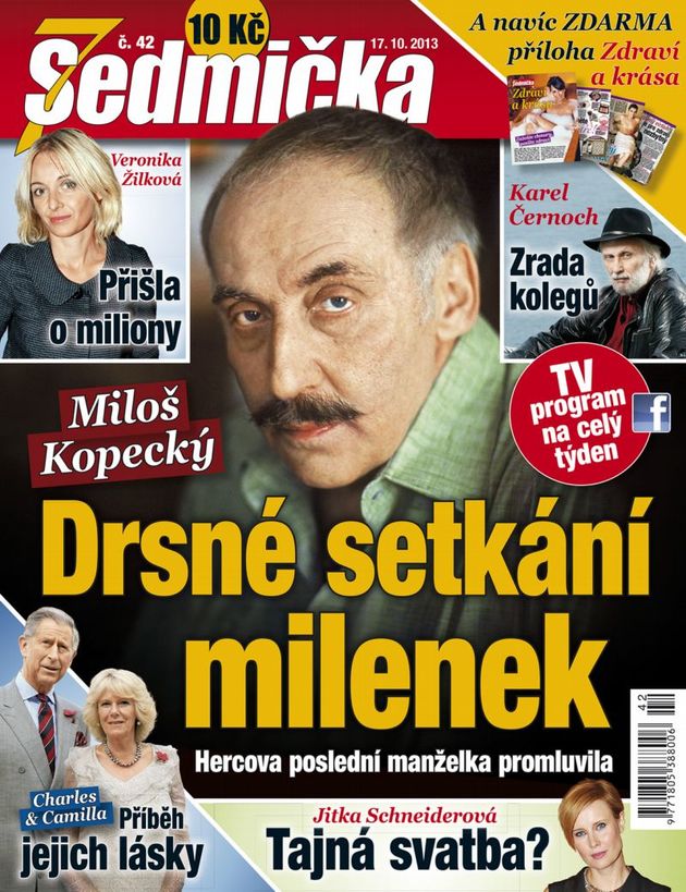 S kterými slavnými ženami měl Miloš Kopecký milostné pletky, se dočtete v novém čísle časopisu SEDMIČKA.