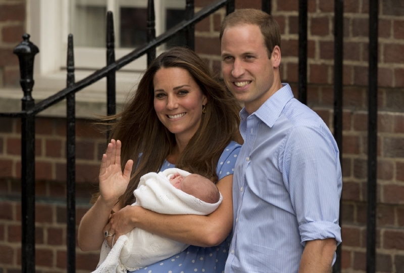 Kate a William dnes pokřtí svého syna.