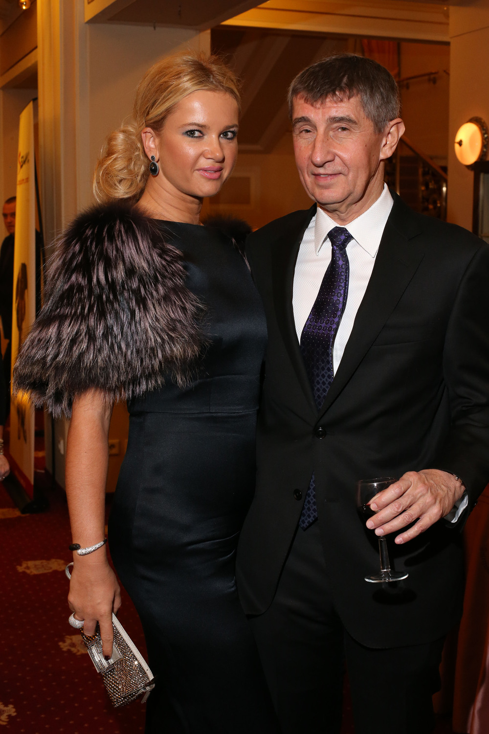 Andrej Babiš s partnerkou Monikou.