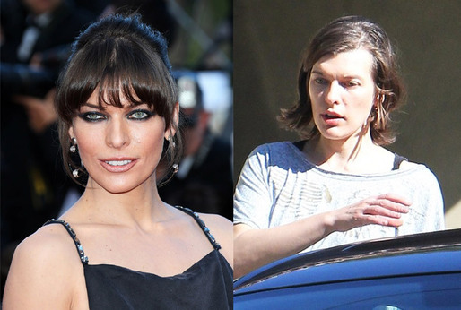 Milla Jovovichová make-up k životu potřebuje.