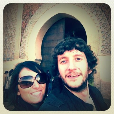 Herec se svou přítelkyní Monikou na dovolené v Maroku.