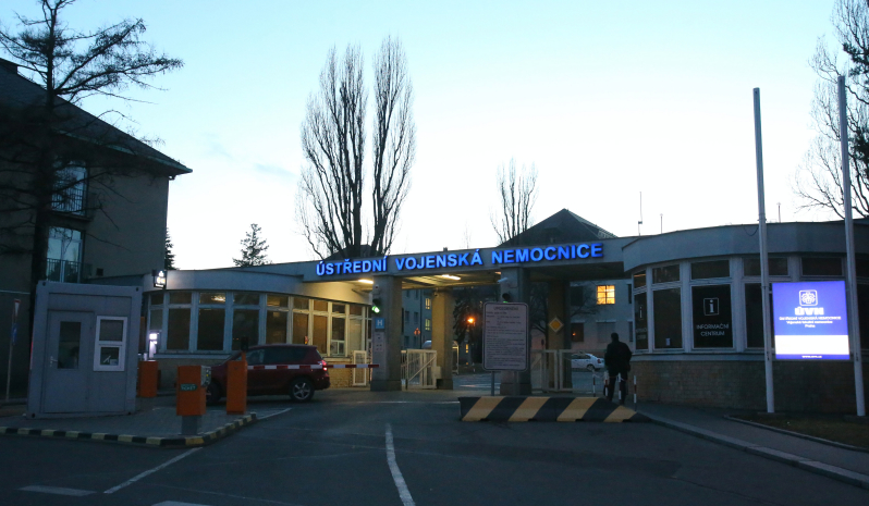Ústřední vojenská nemocnice.