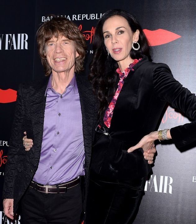 Loni Mick Jagger doprovodil L'Wren Scottovou na její módní přehlídku v Chateau Marmont v Los Angeles.