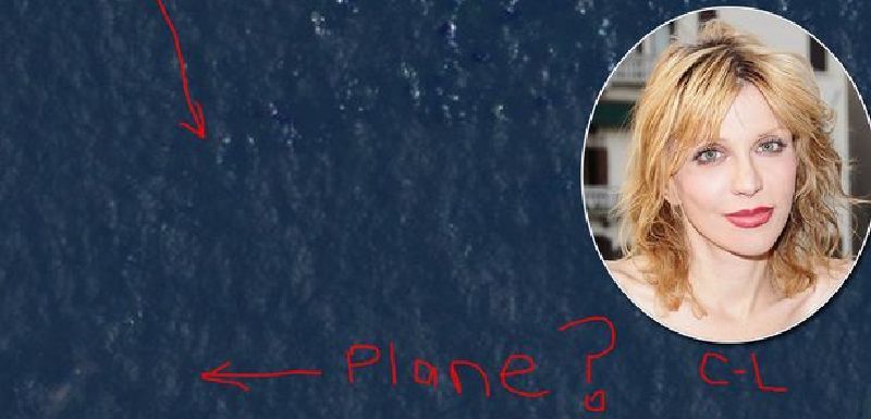Tady je podle Courtney Love pohřešované malajsijské letadlo.