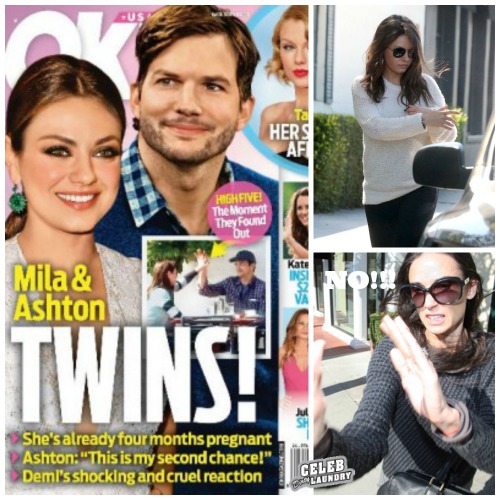 Mila a Ashton čekají podle magazínu OK! dvojčata.