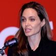 Herečka Angelina Jolie na dnešní konferenci o předcházení sexuálnímu násilí ve válečných konfliktech