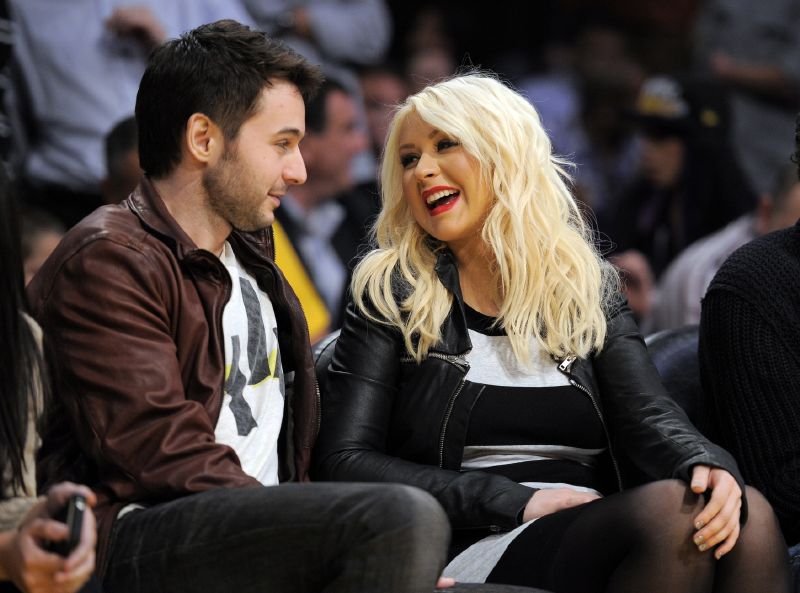 Christina Aguilera a její současný partner Matt Rutler.