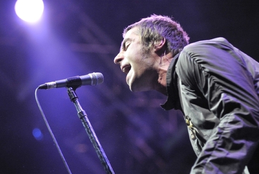 Frontman zaniklé britské popové skupiny Oasis Liam Gallagher.