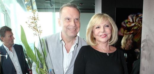 Hana Zagorová s partnerem Štefanem Margitou.