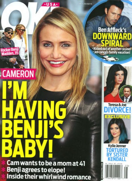 Podle magazínu OK! bude z Cameron brzy máma.