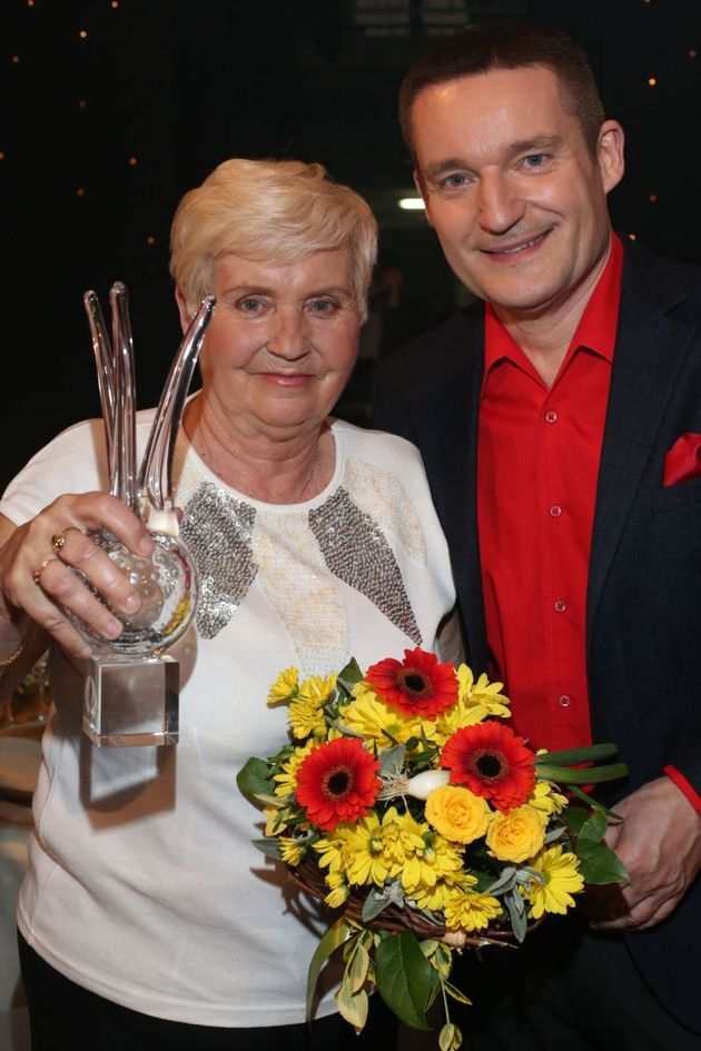 Vladimír Hron s maminkou si natáčení báječně užili a jednu křišťálovou cibulku mají doma.