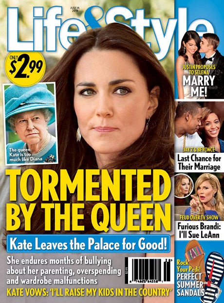 Magazín Life & Style v tom má jasno, královna Kate šikanuje.