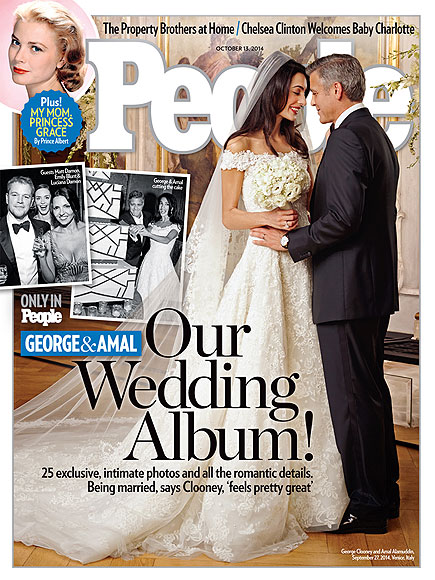 Snímek novomanželů zveřejnil časopis People.