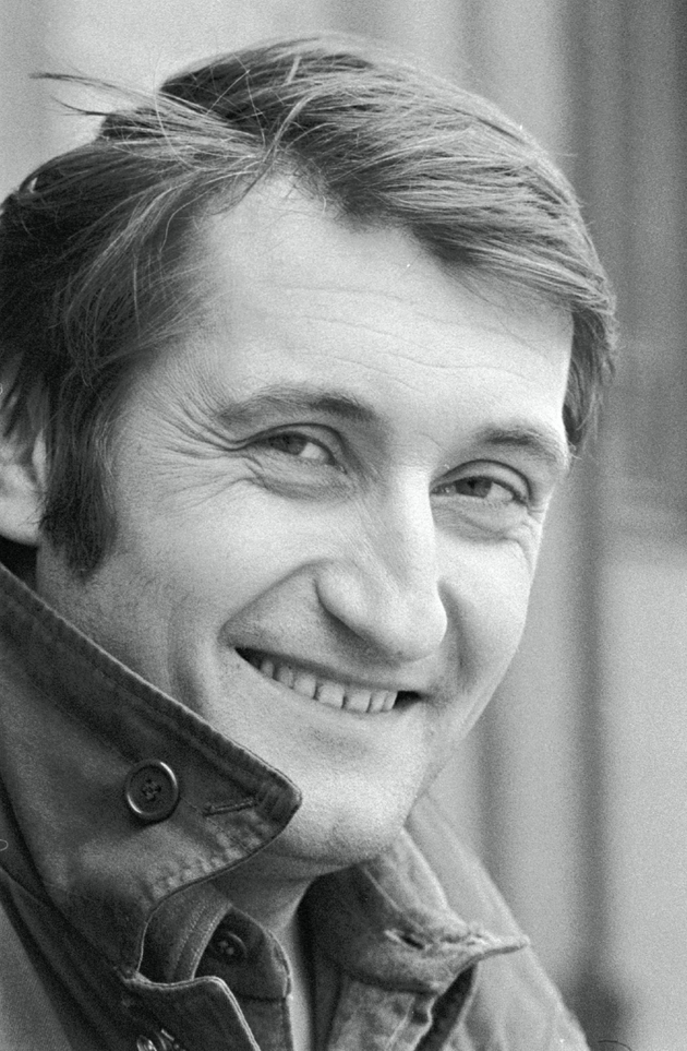 Pavel Landovský v roce 1989 ještě s úsměvem na tváři. 