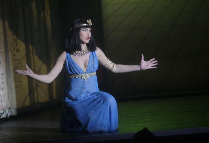 V roli Kleopatry se objevila Kamila Nývltová.