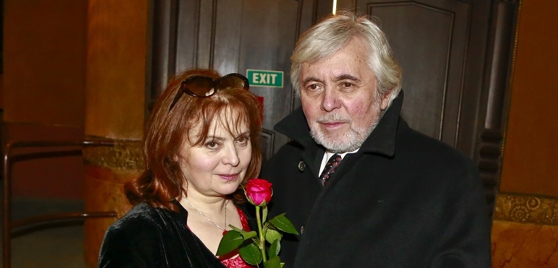 Libuše Šafránková s manželem Josefem Abrhámem.