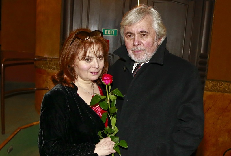 Libuše Šafránková s manželem Josefem Abrhámem.
