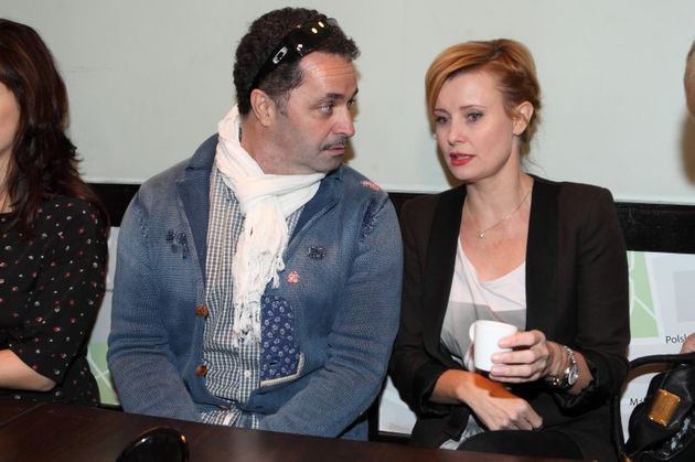 Martin se svou hereckou kolegyní Jitkou Schneiderovou.
