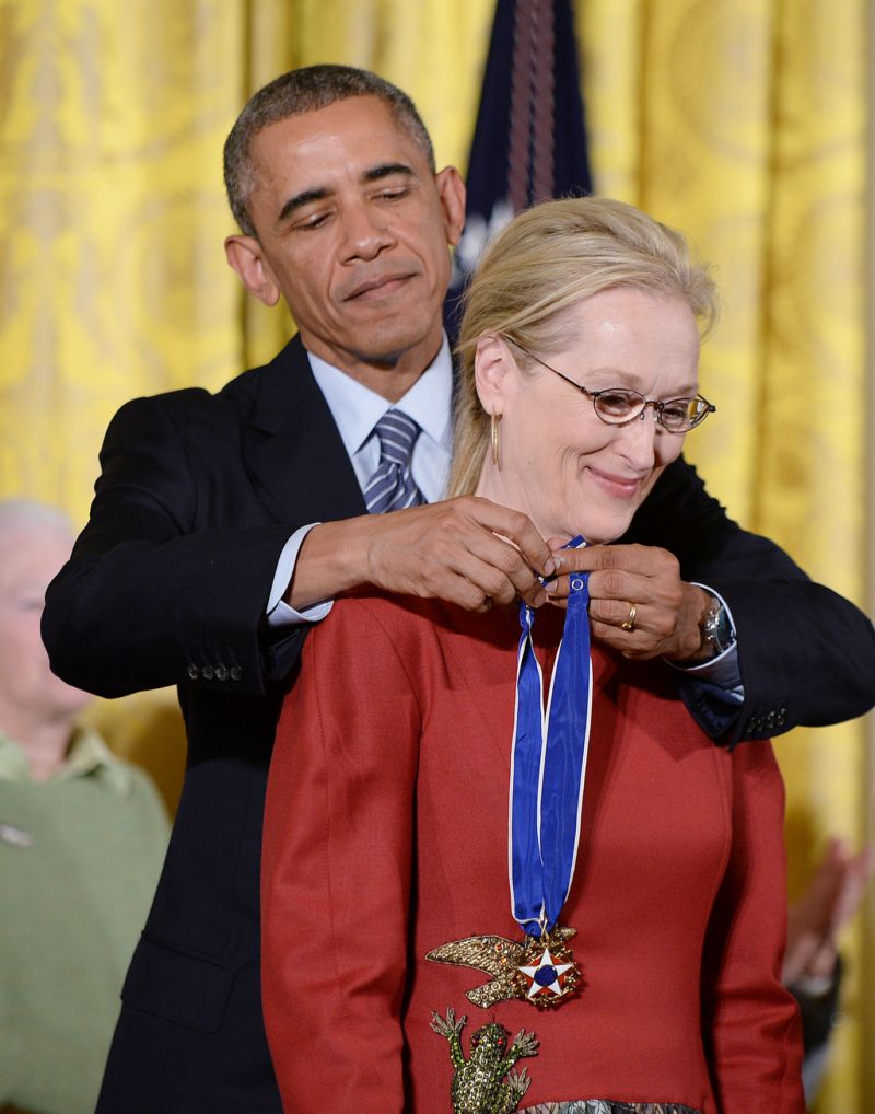 Americký prezident vyznamenal Meryl Streepovou.