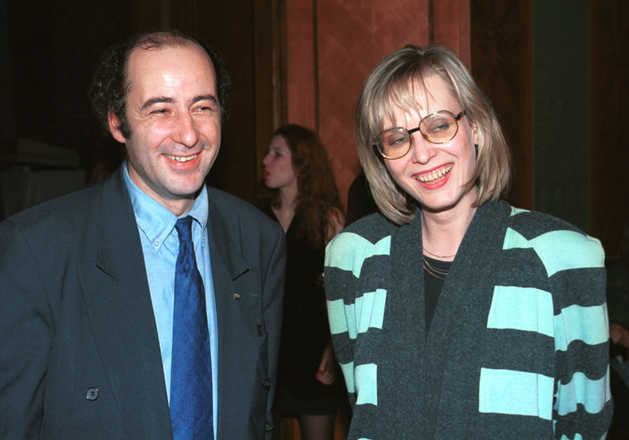Kateřina Lojdová na snímku s manželem z roku 1993.
