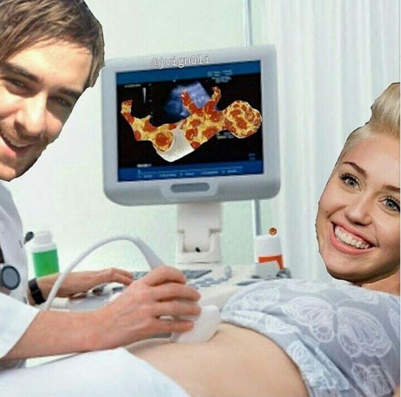 Miley ukázala, co si myslí o svém těhotenství.